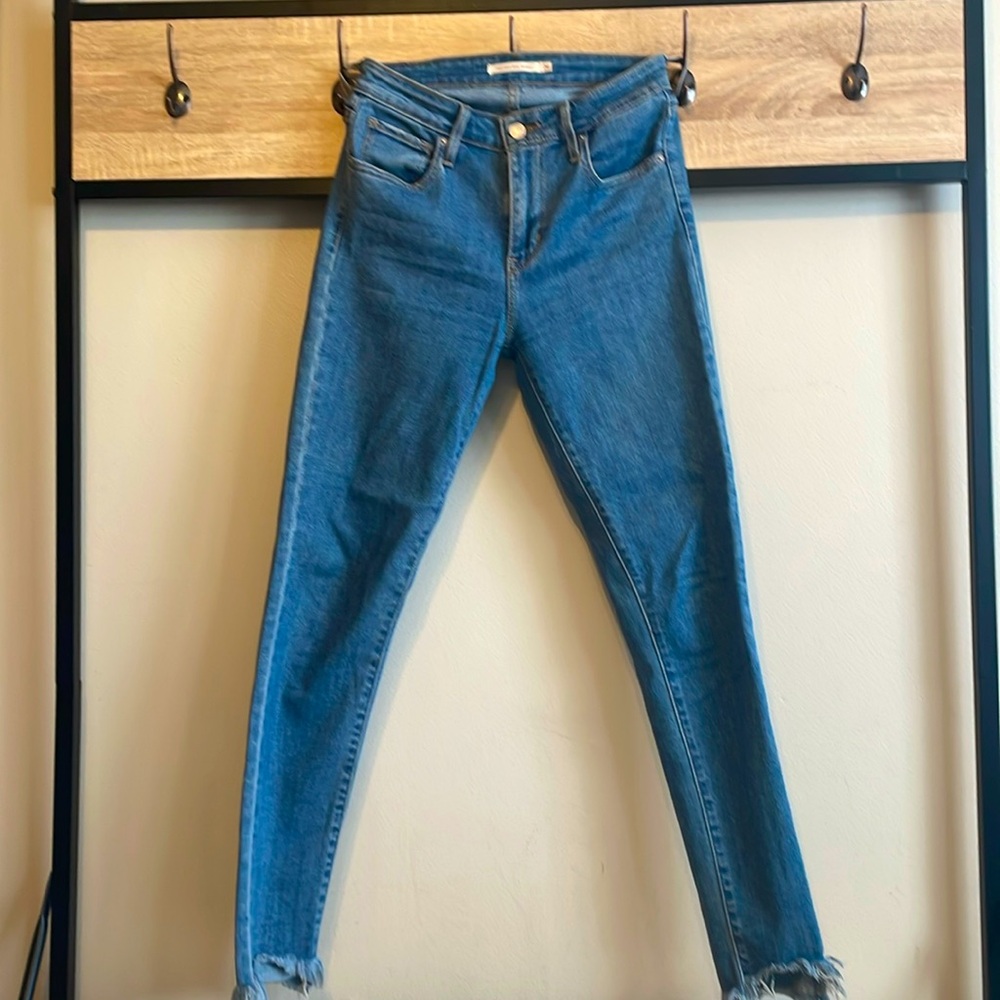 Levi Strauss 721 High Rise Skinny Jeans